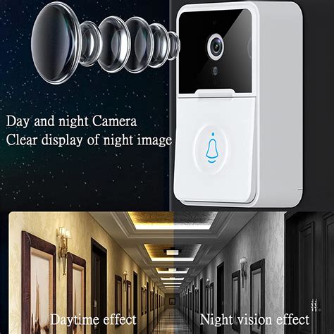 WiFi Smart Video Doorbell X3 Pro 2.4G,APP Control Remote Intelligent Wireless Video Voice Call ...