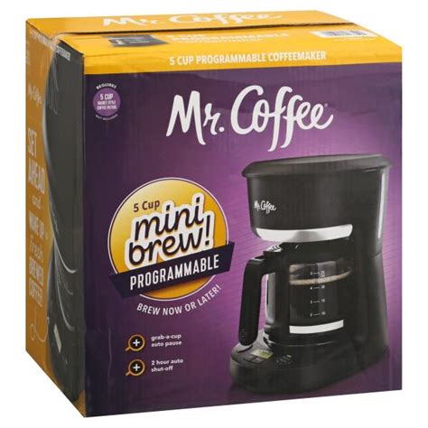 Mr. Coffee Mini Brew, Programmable, 5 Cup | Publix Super Markets