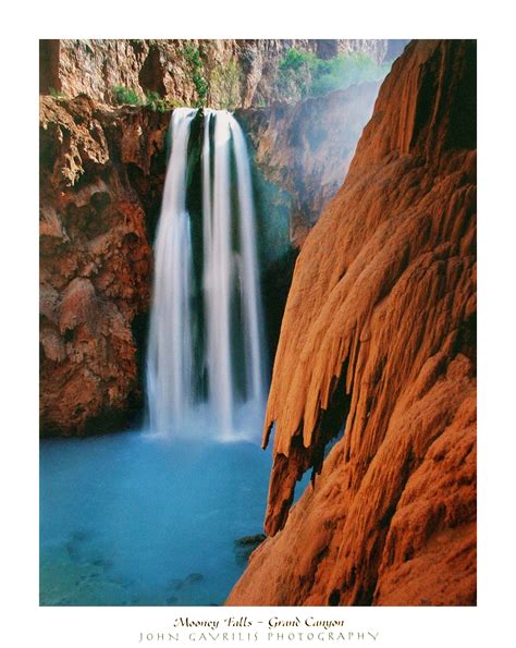 Mooney Falls - Grand Canyon by John Gavrilis | Classic Prints