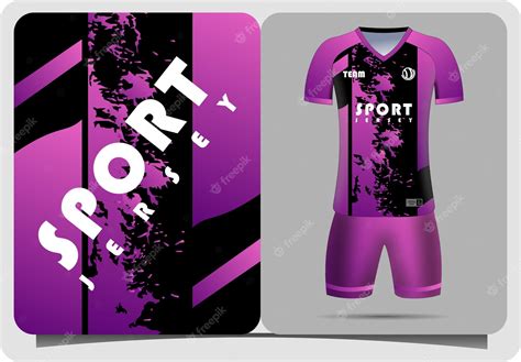 Premium Vector | Soccer jersey template sport t shirt design