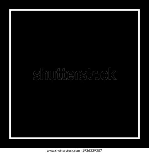 White Square On Black Background Stock Illustration 1936339357 | Shutterstock