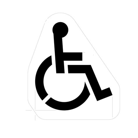 Handicap Parking Stencils Handicapped Space Template - carlynstudio.us