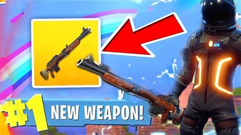 HUNTING RIFLE IN FORTNITE BATTLE ROYALE! (DAMAGE,GAMEPLAY,LOCATION) - YouTube