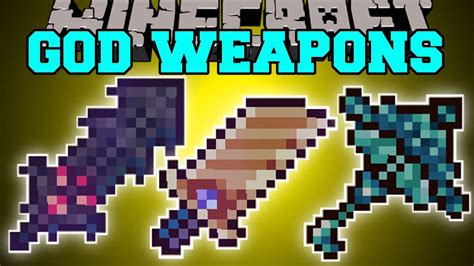 Minecraft: GOD WEAPONS MOD (POWERFUL SWORDS & ARMOR WIT... | Doovi