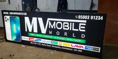 Led Glow Sign Board at Rs 250/sq ft in Coimbatore | ID: 2849207279512