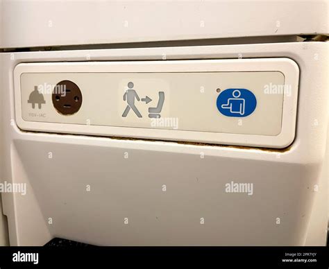 Detailed view of the interior of a passenger aircraft Stock Photo - Alamy