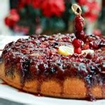 Brunch on This | Tipsy Topsy Turvy Cranberry Ginger Cake | thefitfork.com