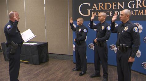 Garden Grove Police Department's New Officers - YouTube