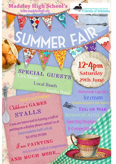 Summer Fair - Madeley High School | Summer fair, Fete ideas, Fun fundraisers