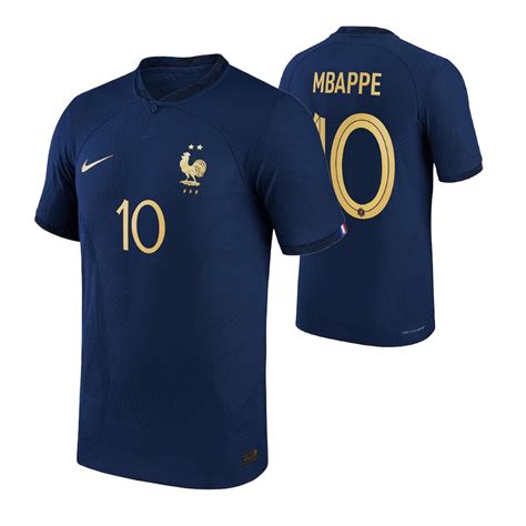 France Kylian Mbappe 2022-23 Home Jersey Replica Navy