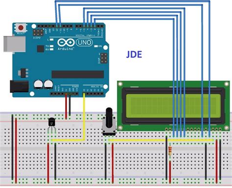 Lm35 Sensor Circuit Diagram