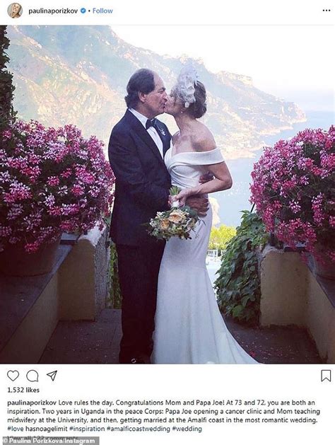 Paulina Porizkova shares photos from 72-year-old mom Anna's wedding ...