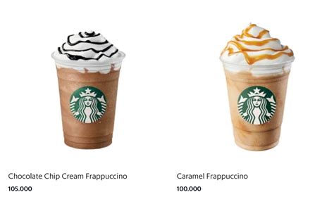 Menu Starbucks - Giá đồ uống Starbucks cập nhật mới nhất 2023