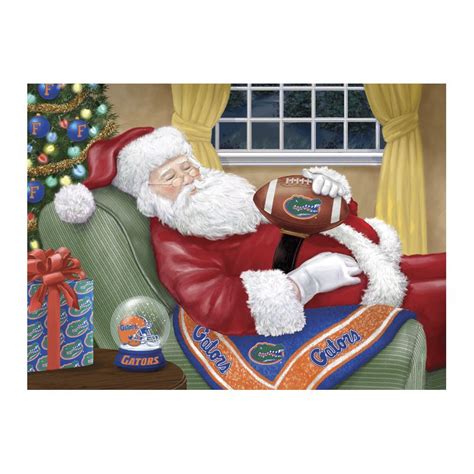 Florida Gators Christmas Cards - Napping Santa | Packers christmas ...