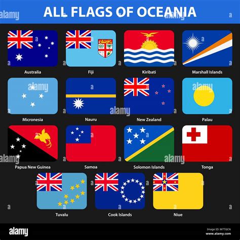 Flags of oceania hi-res stock photography and images - Alamy