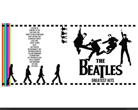 The Beatles: Greatest Hits Music Box Art Cover by crazyjp