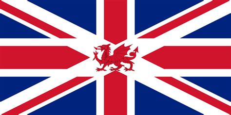 I saw this version of a UK flag with Welsh representation but couldn't ...