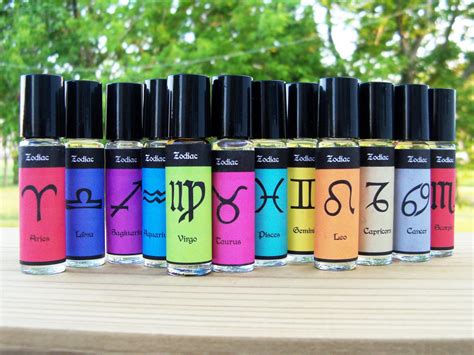 ZODIAC PERFUME SET of 12 - Astrological Signs - Horoscope - Astrology ...