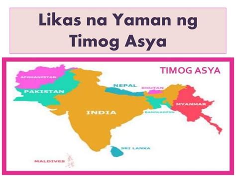 Likas na yaman ng timog asya | PPT