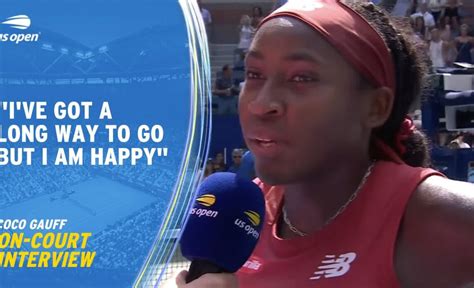 Coco Gauff On-Court Interview | 2023 US Open Quarterfinals - VCP Tennis