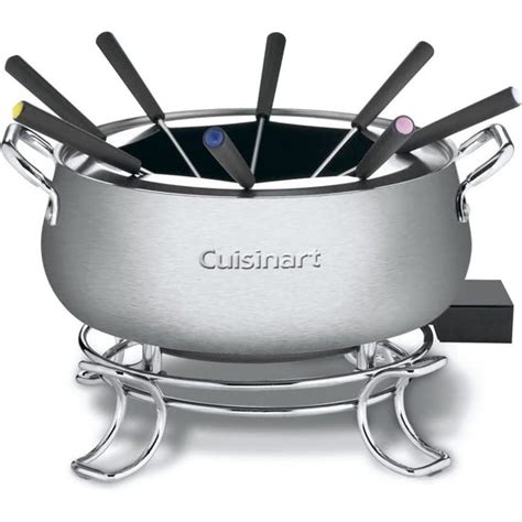 This 3-quart electric fondue pot set is perfect for chocolate, cheese, – OddGifts.com