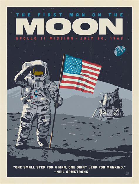 Pin by Thomas Parlmer on The Moon | Vintage space poster, Retro space ...