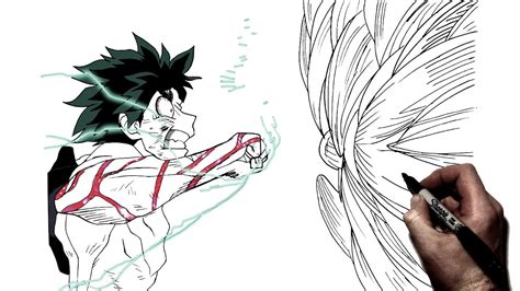 Deku Vs Muscular Art - Piel Wallpaper