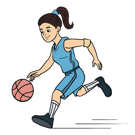 How to Draw a Basketball Player - Really Easy Drawing Tutorial