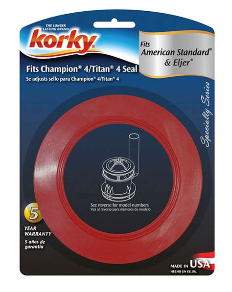 KORKY Flapper, Fits Brand American Standard, For Use With Fits American Standard Champion 4 ...