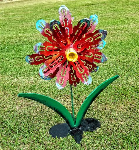 Outdoor Metal Flowers For Sale / Metal Flower Yard Art Garden Stake Indoor Outdoor Metal Wall ...