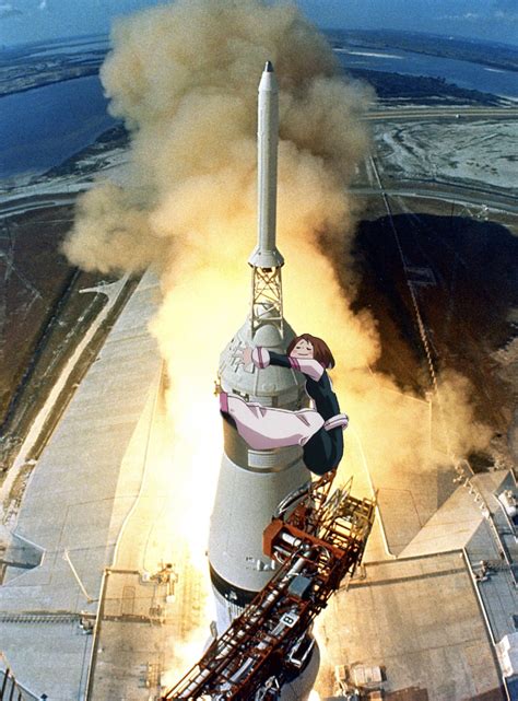 Rare Photo of the Apollo 11 Launch (1969) (Colorized) : r/BokuNoMetaAcademia