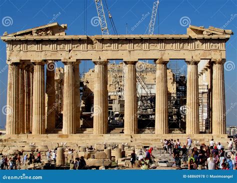 Parthenon editorial stock photo. Image of ancient, classical - 68860978