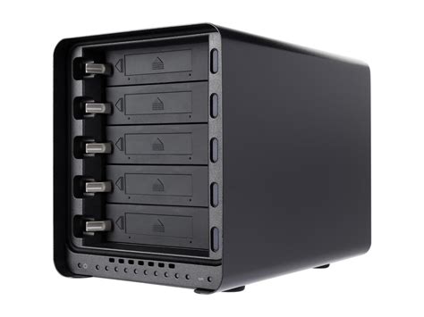 Drobo 5D3 5-Drive Direct Attached Storage (DAS) Array - Dual Thunderbolt 3 and USB 3.0 Type-C ...