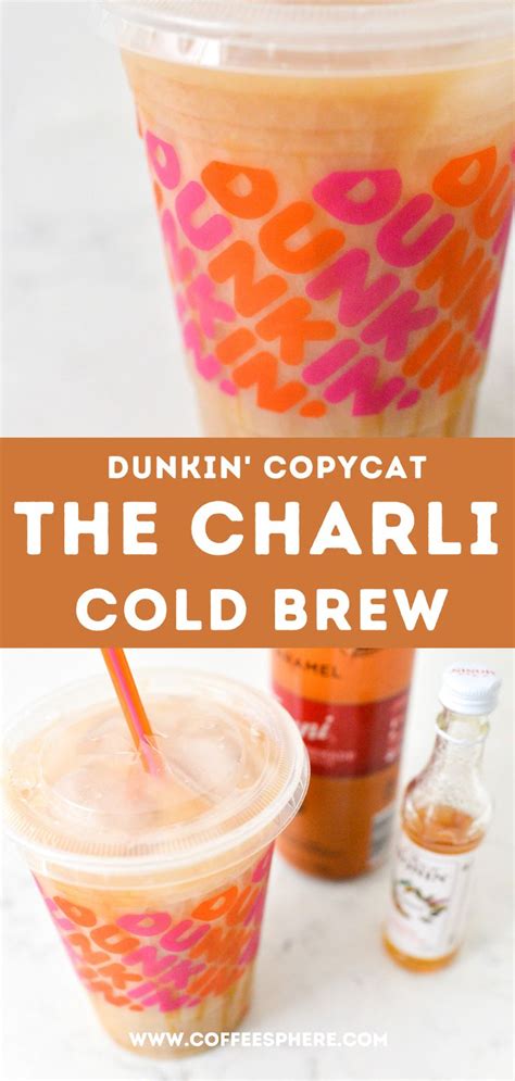 The Charli Cold Brew: Dunkin Coffee Recipe - | Dunkin donuts iced coffee recipe, Dunkin donuts ...