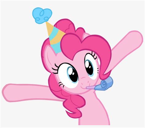 Fanmade Pinkie Pie Celebrating With Arms Up - My Little Pony Pinkie Pie ...