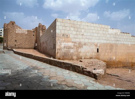 Ruined Aqaba Fortress, Mamluk Castle or Aqaba Fort located in Aqaba ...