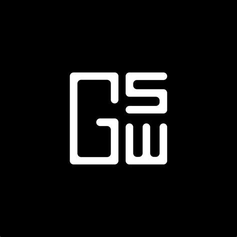 GSW letter logo vector design, GSW simple and modern logo. GSW ...