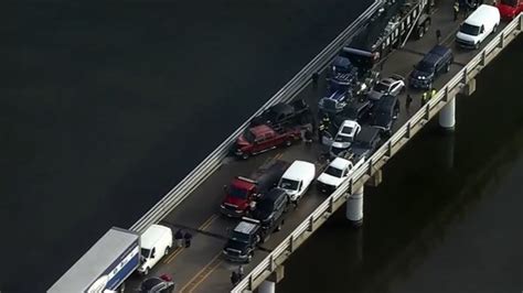 13 people injured in 'serious' multi-vehicle crash on Maryland's Chesapeake Bay Bridge: Police ...