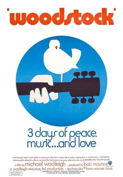 Woodstock poster, Woodstock, Music festival poster