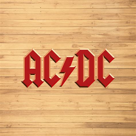 AC DC Png Logo, Music Bands Logo, Ac-dc Music Band Logo, High Quality ...