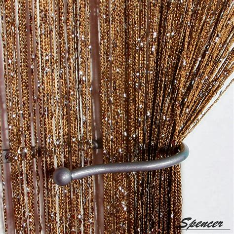 Spencer 1x2M Door String Curtain Drops Beads Wall Panel Fringe Window Room Divider Strip Tassel ...