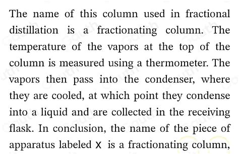 Solved: What is the name of the piece of apparatus labelled X in the diagram? Enter your answer ...