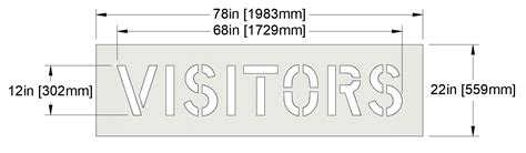 Parking Lot Stencil Kits: Essential Stencils for Message Marking - Roadly