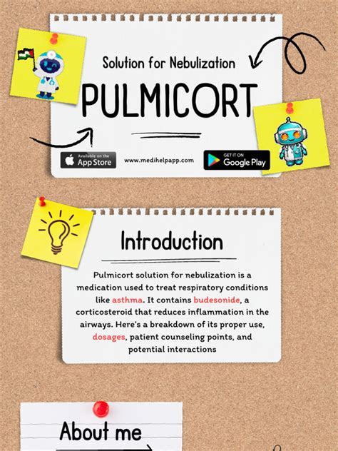 Pulmicort Nebulizer - Patient Counseling | PDF | Asthma | Respiration