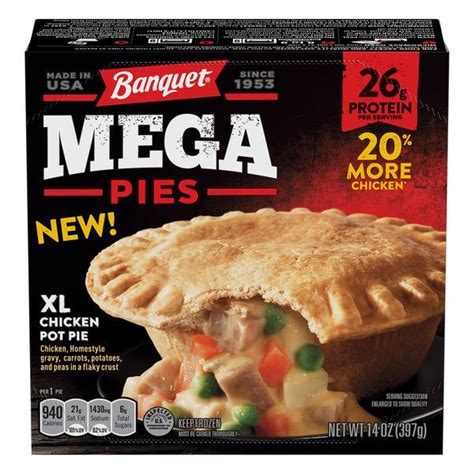 Banquet Mega Chicken Pot Pie | Hy-Vee Aisles Online Grocery Shopping