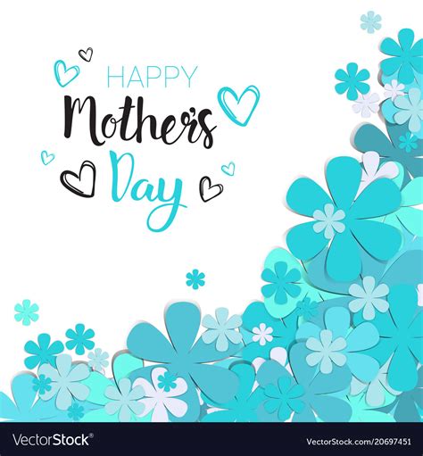 Happy mothers day greeting card background holiday