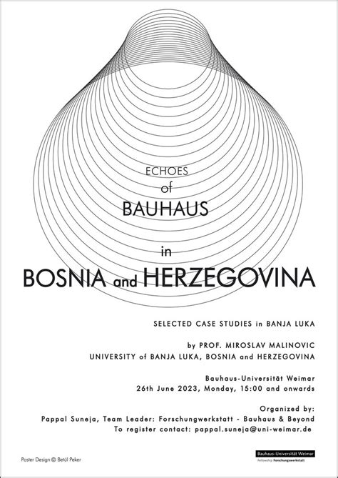 Bauhaus-Universität Weimar: Seminars & Discussion
