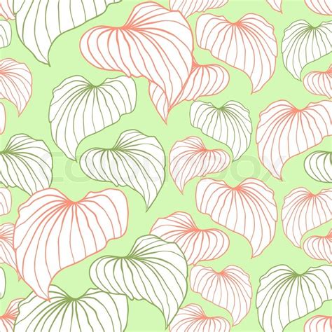 Vector leaves Seamless Pattern | Stock vector | Colourbox