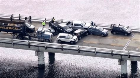 Westbound Bay Bridge lanes reopen hours after 40+ vehicles crash – NBC4 Washington