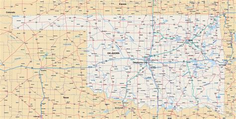 Oklahoma Map | Digital Vector | Creative Force